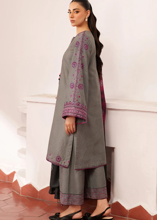 Jazmin | Embroidered Jacquard Khaddar UW-0151