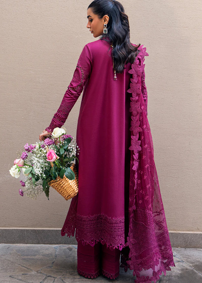 Qalamkar | Sahil Luxury Lawn '25 - Violet