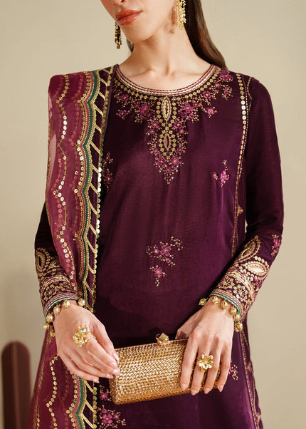 Jazmin | Embroidered Velvet Formal VVF D-4