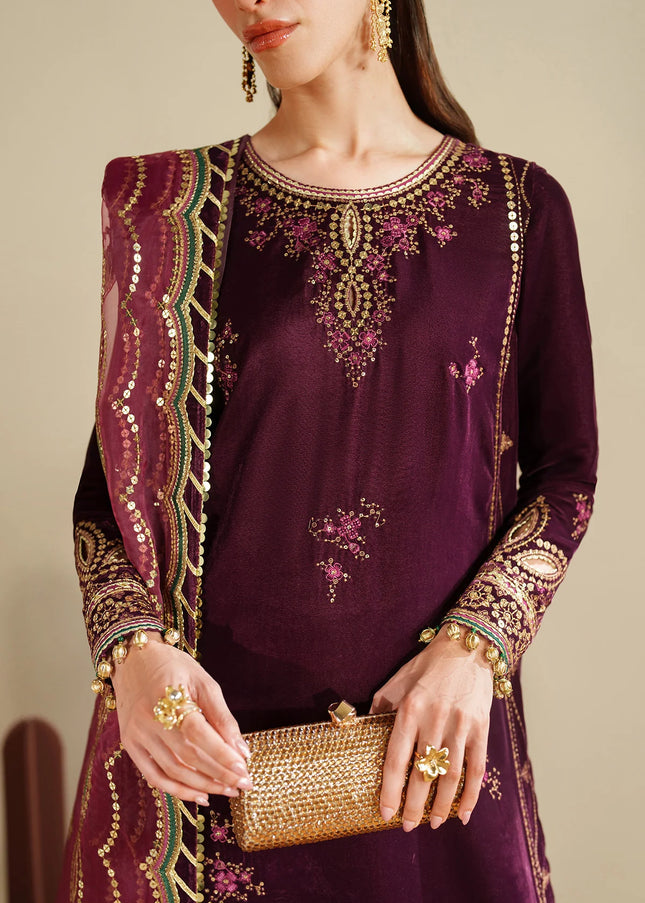 Jazmin | Embroidered Velvet Formal VVF D-4