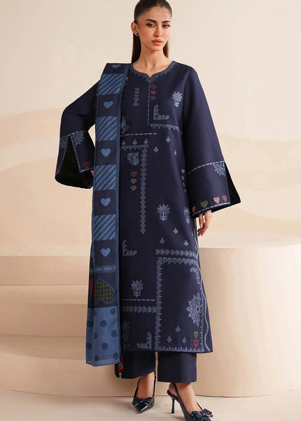 Jazmin | Embroidered Khaddar UW-0229