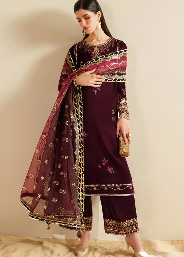 Jazmin | Embroidered Velvet Formal VVF D-4