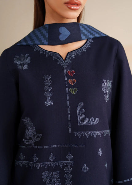 Jazmin | Embroidered Khaddar UW-0229