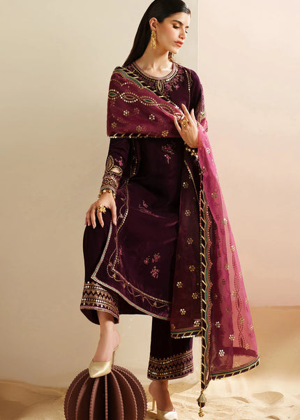 Jazmin | Embroidered Velvet Formal VVF D-4