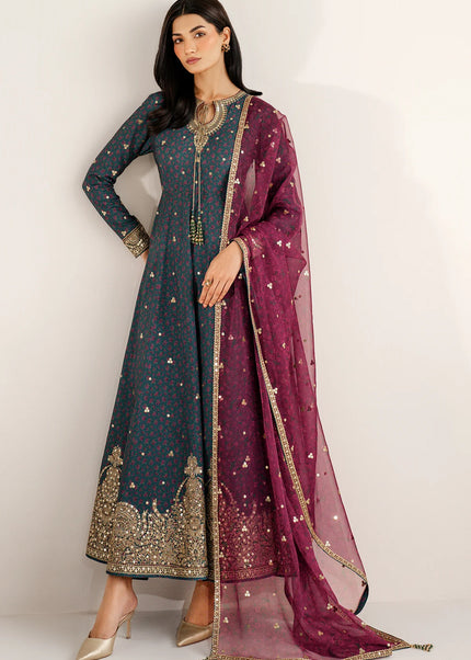 Jazmin | Embroidered Raw Silk UR-7058
