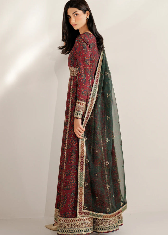 Jazmin | Embroidered Raw Silk UR-7055