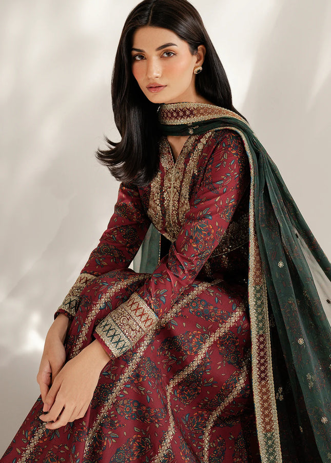 Jazmin | Embroidered Raw Silk UR-7055