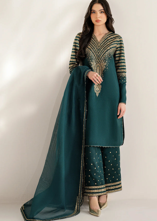 Jazmin | Embroidered Raw Silk UR-7056