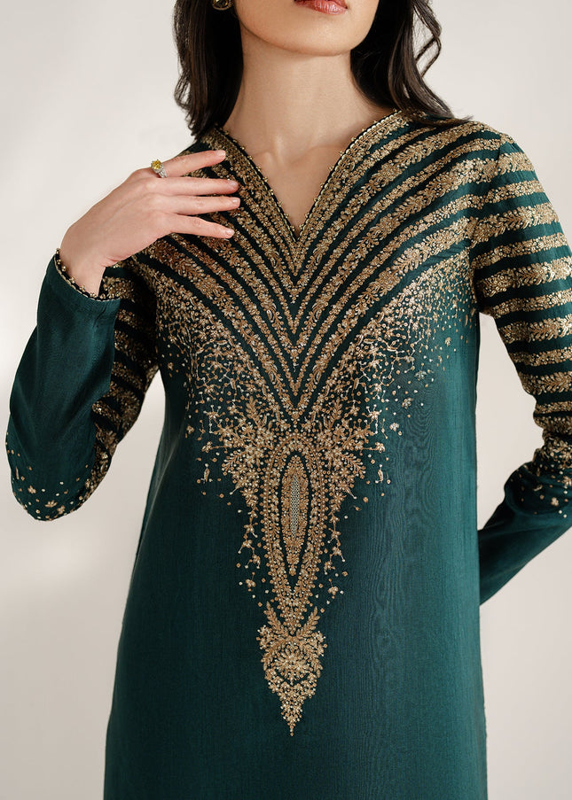 Jazmin | Embroidered Raw Silk UR-7056