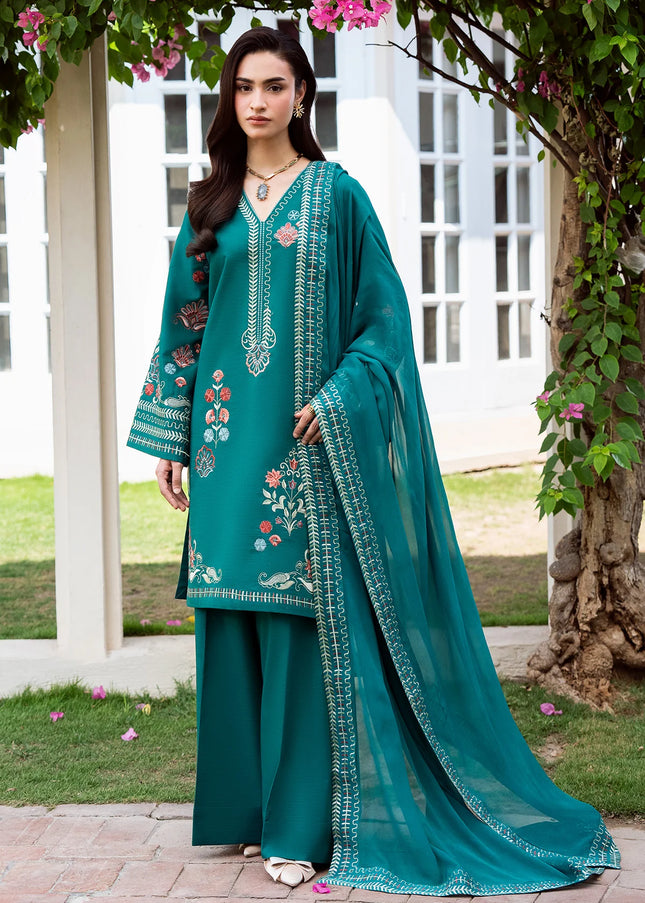 Sheenora | Fresco Lawn Edit '26 - Jade Blossom