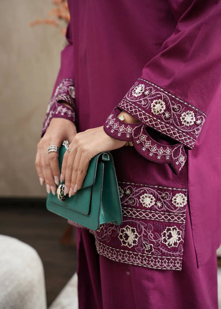Faiza Faisal | Fnf Co-ord Edit - Violet Mist