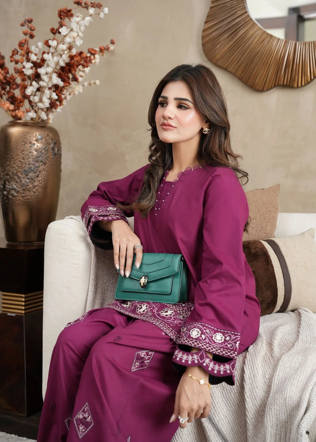 Faiza Faisal | Fnf Co-ord Edit - Violet Mist