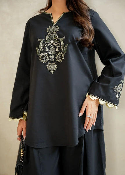 Faiza Faisal | Fnf Co-ord Edit - Black Eclipse