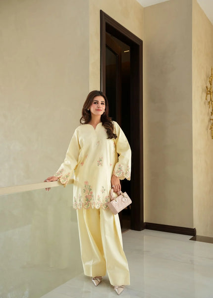 Faiza Faisal | Fnf Co-ord Edit - Citron Dew