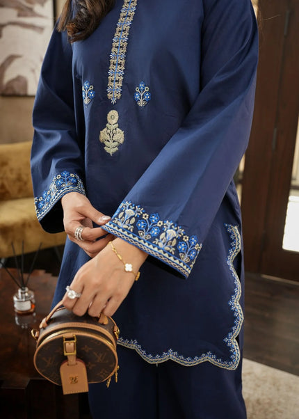 Faiza Faisal | Fnf Co-ord Edit - Navy Symphony