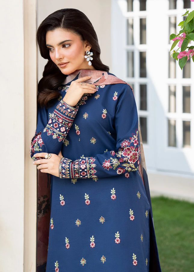 Sheenora | Fresco Lawn Edit '26 - Blue Lotus