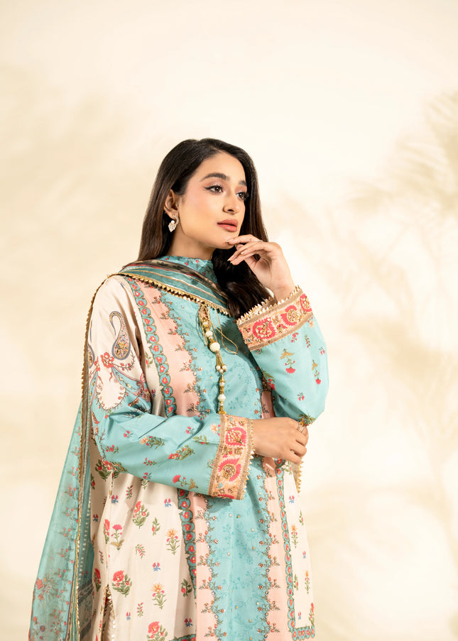 Faiza Faisal | Elara - Aqua Bloom