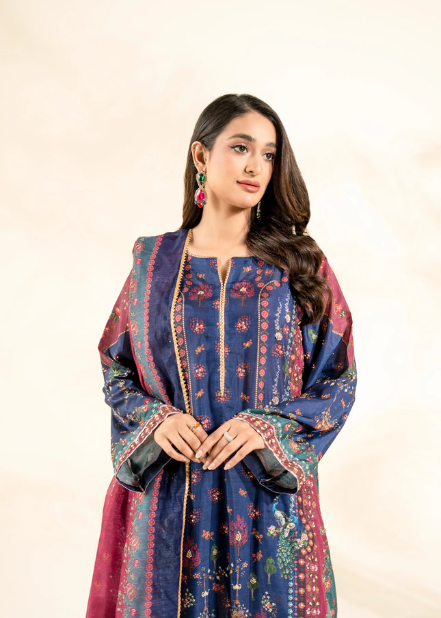 Faiza Faisal | Elara - Rouge Navy