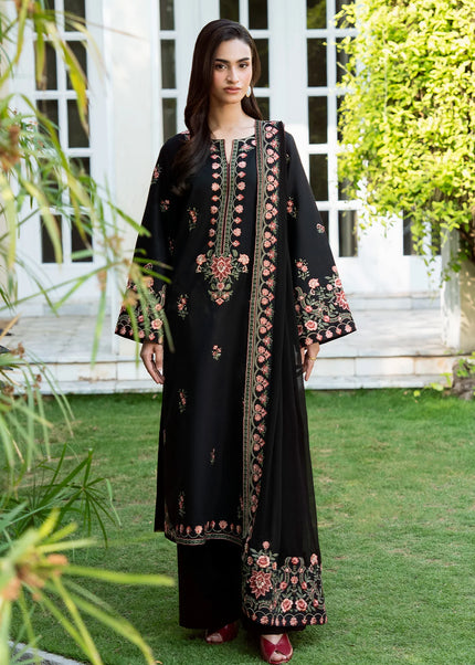 Sheenora | Fresco Lawn Edit '26 - Black Jasmine