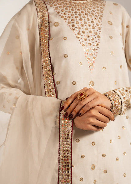 Jazmin | Embroidered Raw Silk UR-7053