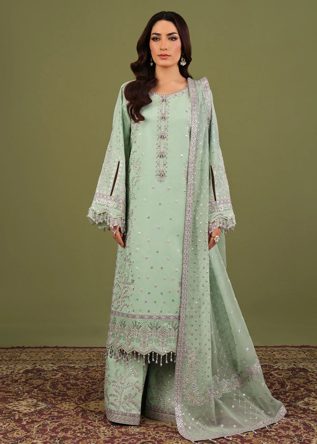 Alizeh | Luxury Raw Silk - Pearly