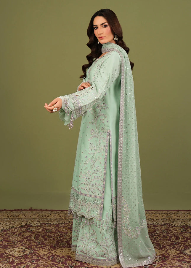 Alizeh | Luxury Raw Silk - Pearly