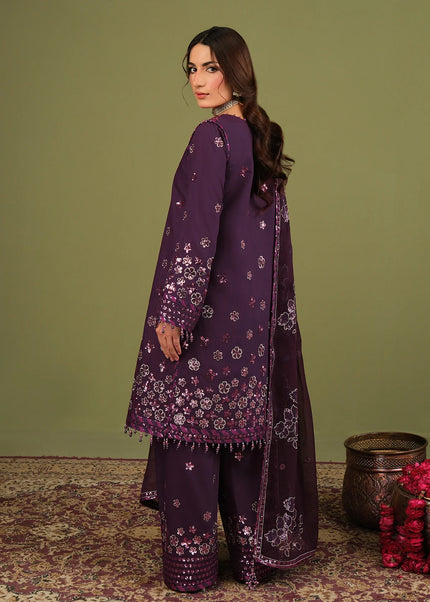 Alizeh | Luxury Raw Silk - Mulbery