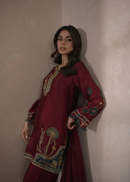 Nimrah | Zeina Festive Formals - Rosa Teal