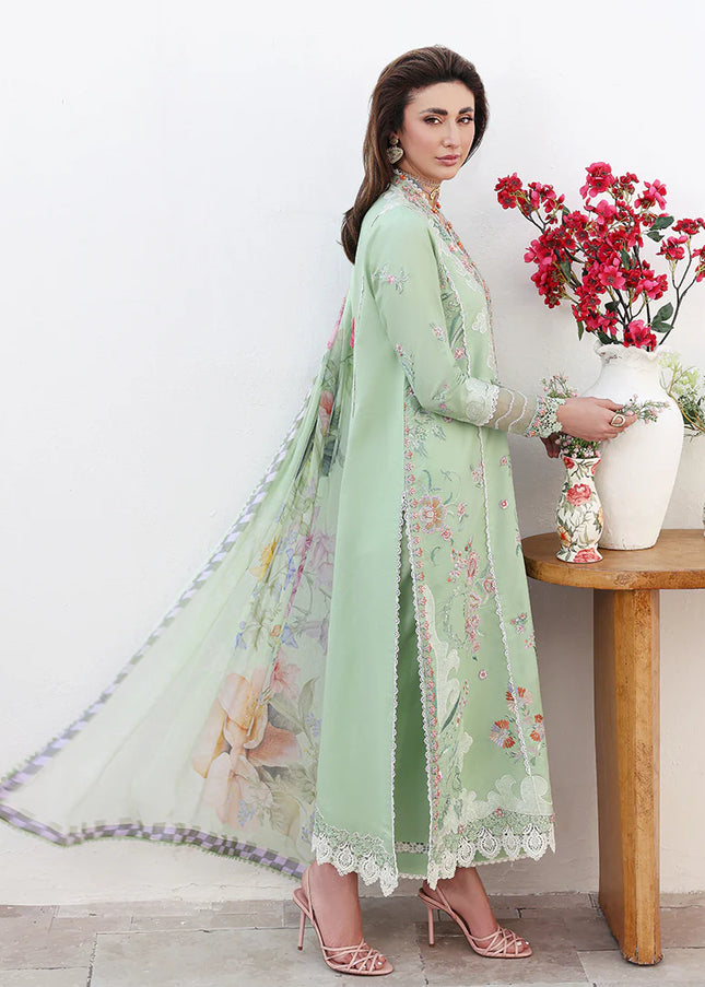 Roheenaz | Floral Reveire Luxury Lawn - Daydream Gleam