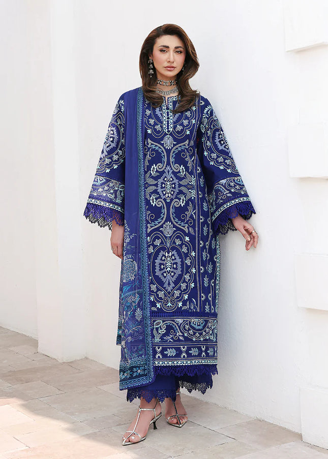 Roheenaz | Floral Reveire Luxury Lawn - Daylight Charm