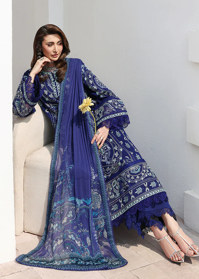 Roheenaz | Floral Reveire Luxury Lawn - Daylight Charm