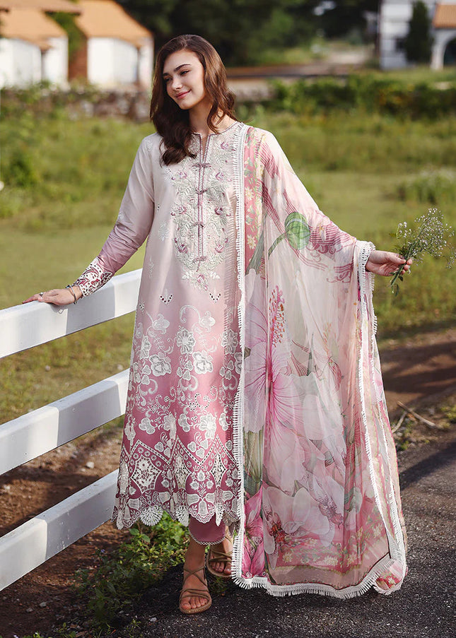 Mushq | Solace Ombre Chikankari - Dew Drift