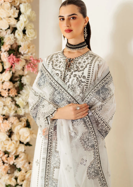 Alizeh | Luxury Raw Silk - Dove