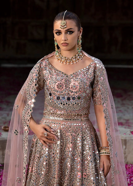 Net Hand Embroidered E-312