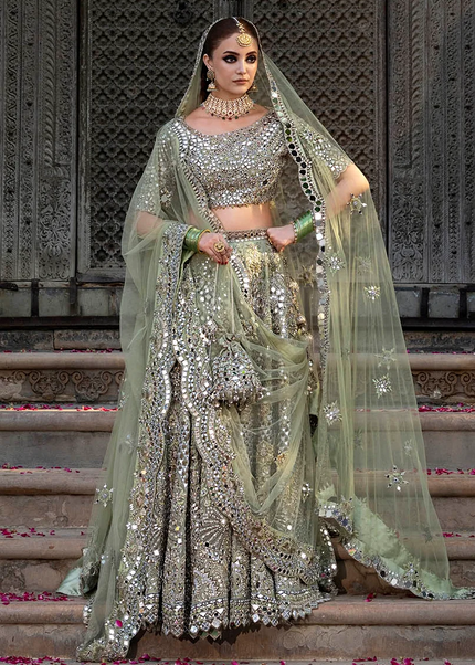 Net Hand Embroidered E-313