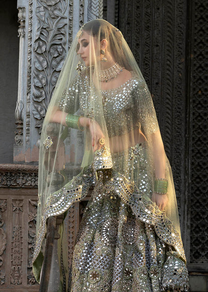 Net Hand Embroidered E-313