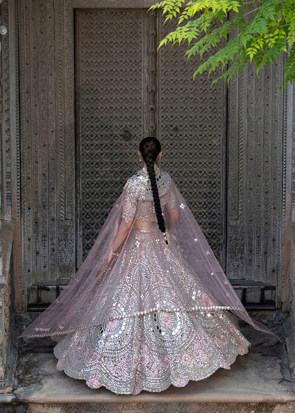 Net Hand Embroidered E-312
