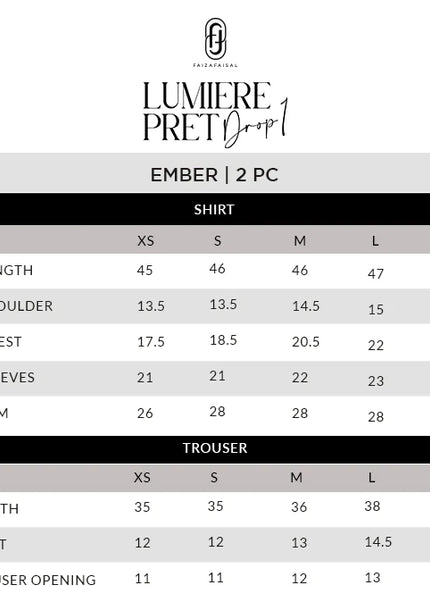 Faiza Faisal | Lumiere - Ember