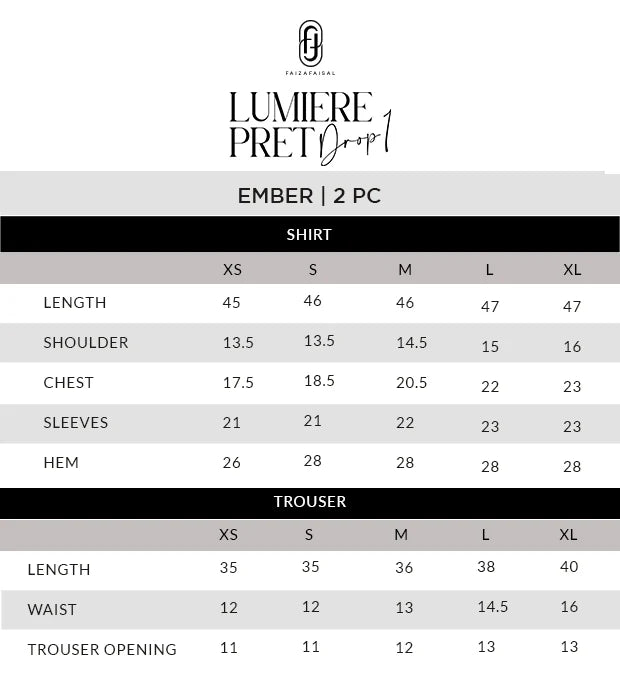 Faiza Faisal | Lumiere - Ember