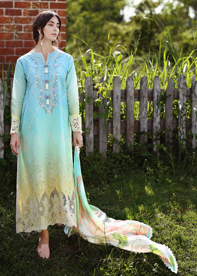 Mushq | Solace Ombre Chikankari - Ethereal Pause