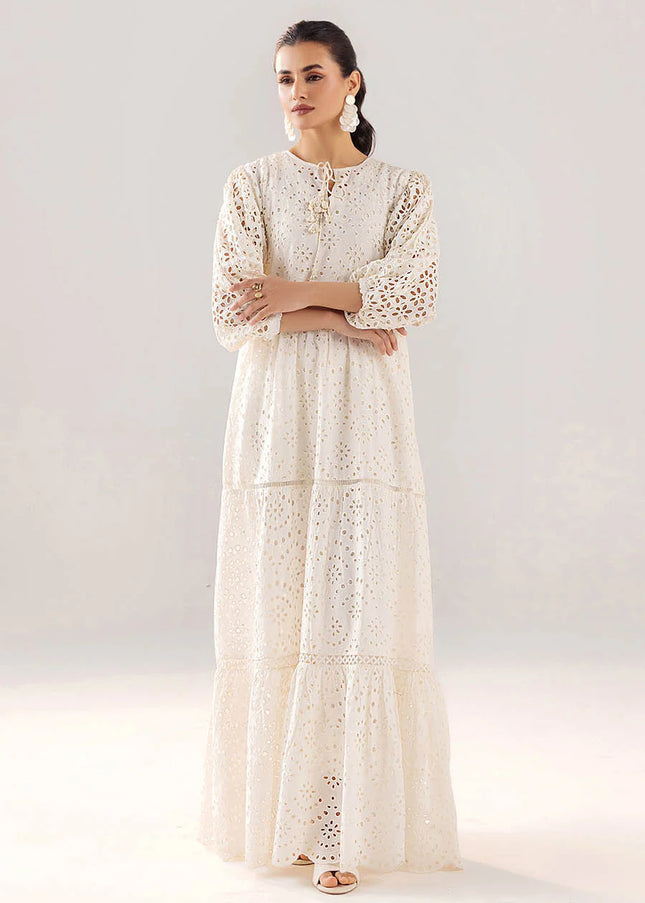 Cotton Chikan Hand Embroidered F-190