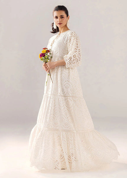 Cotton Chikan Hand Embroidered F-190