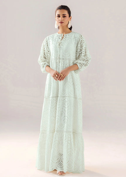 Cotton Chikan Hand Embroidered F-190