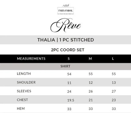 Faiza Faisal |  Reve - Thalia