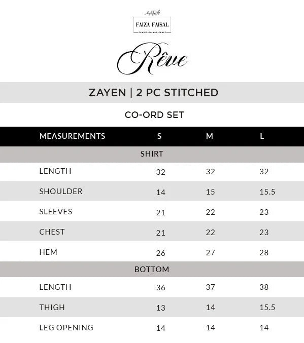Faiza Faisal |  Reve - Zayen