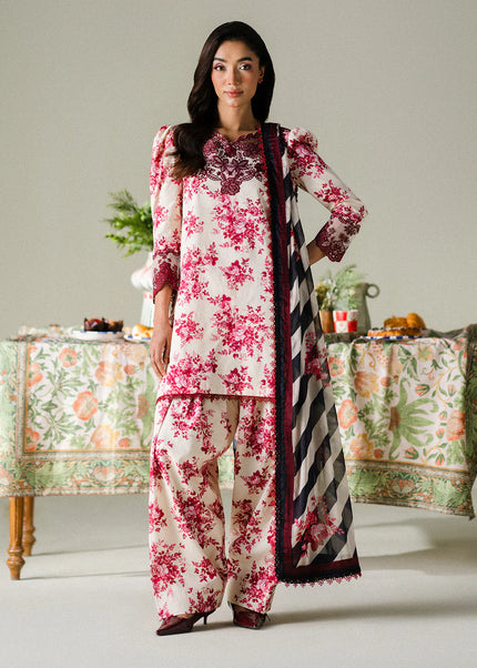 Faiza Faisal | Fnf Prints - Rose Reverie