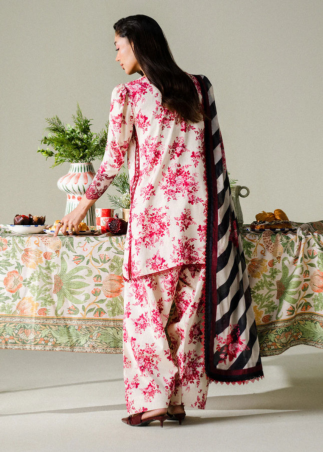 Faiza Faisal | Fnf Prints - Rose Reverie