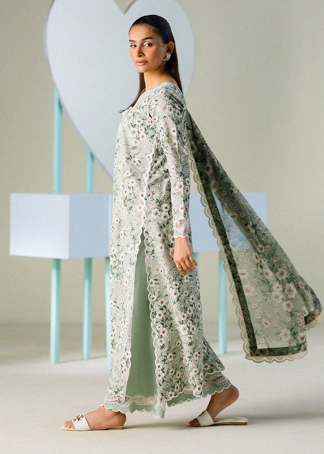 Faiza Faisal | Fnf Prints - Mint Muse