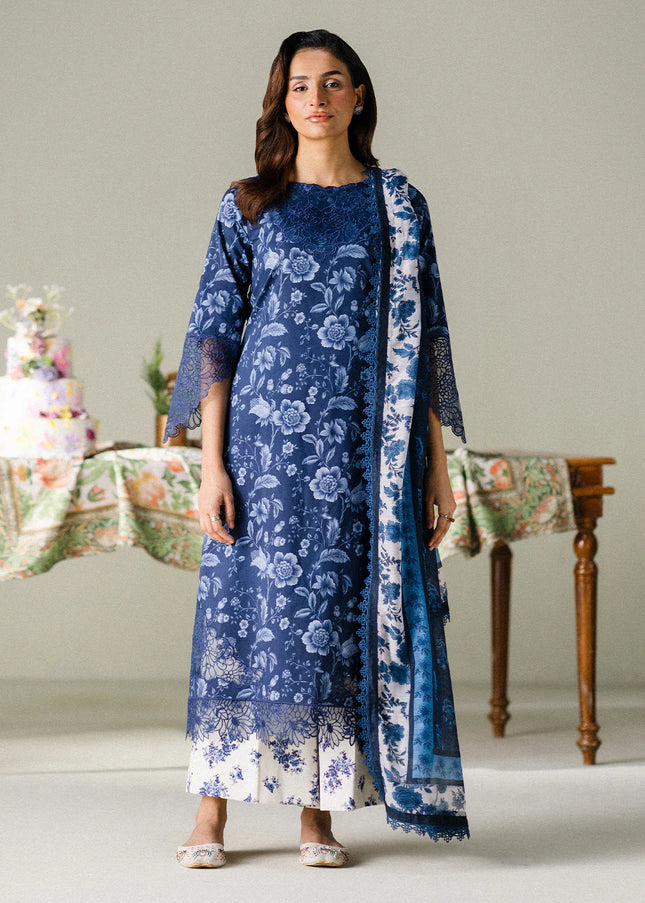 Faiza Faisal | Fnf Prints - Midnight Meadow