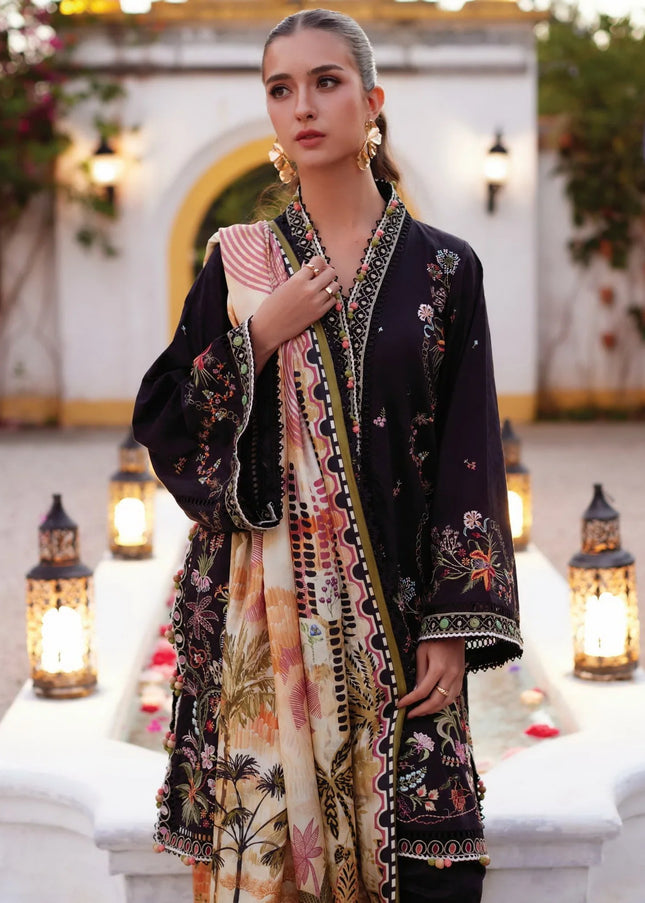 Farah Talib Aziz | Luxury Lawn '26 - Blanca Black